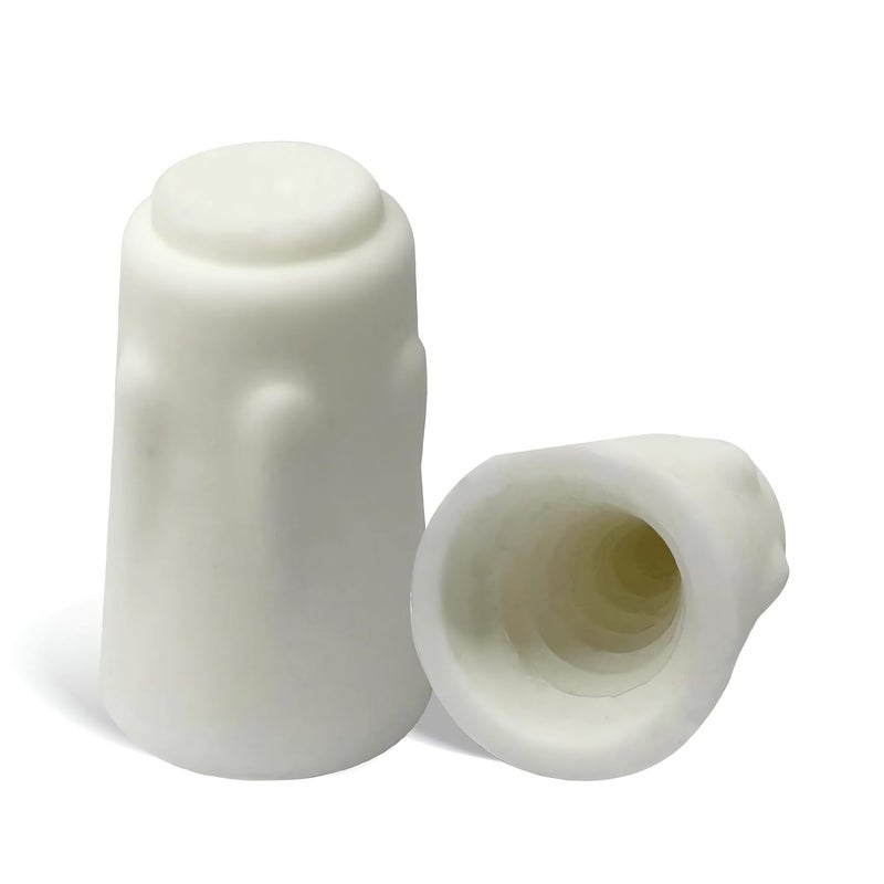 DICIO Porcelain Wire Connector 50 PCs Large Ceramic Wire connectors Easy-Twist,Wire Capsmall Heat Resistant Electrical connectors 22-14 AWG Ceramic Wire connectors Nuts for Oven - Image 1
